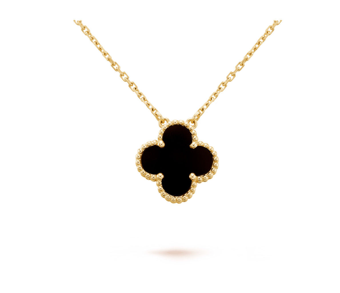 Clover Necklace | Onyx