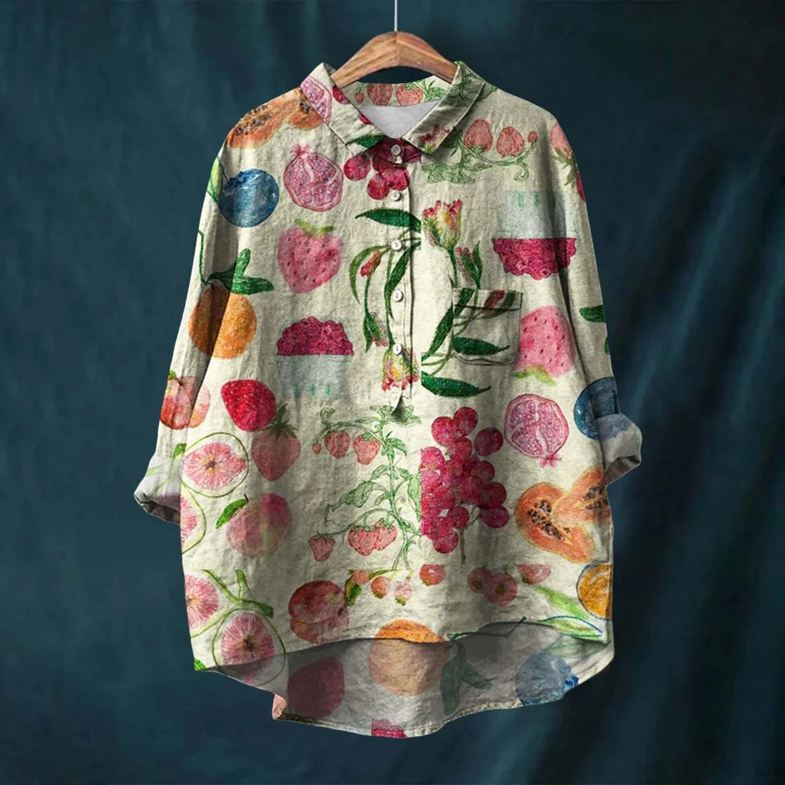 Alyssa - Elegant Women's Floral Shirt