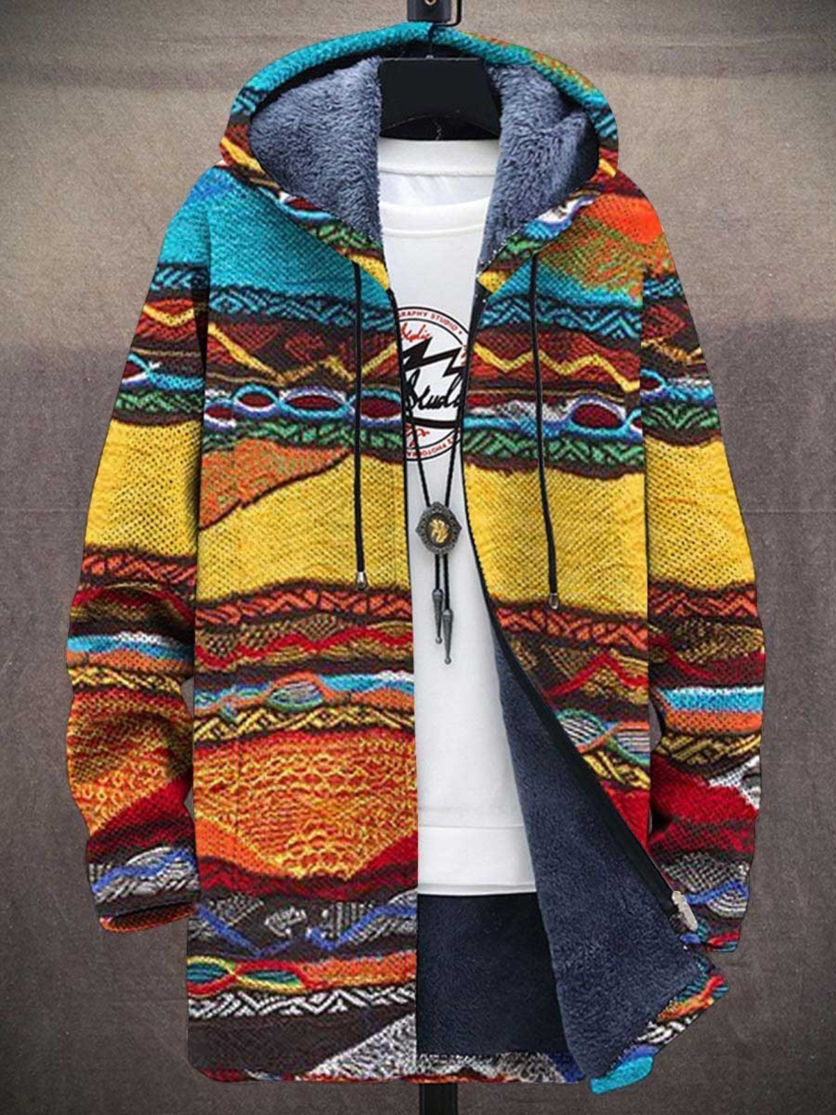 Indira - Sophisticated Art-Inspired Cardigan