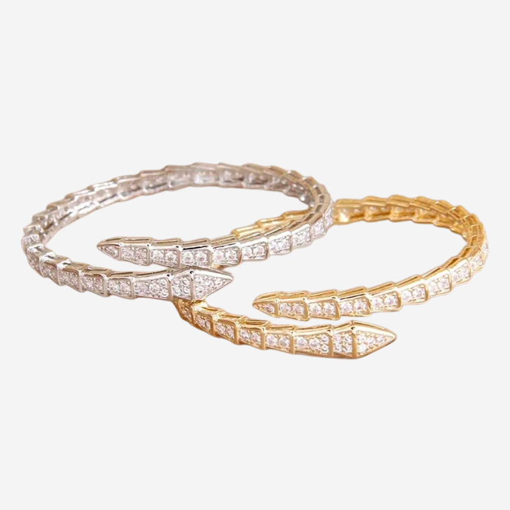 Deluxe Serpent Bracelet | Rose Gold