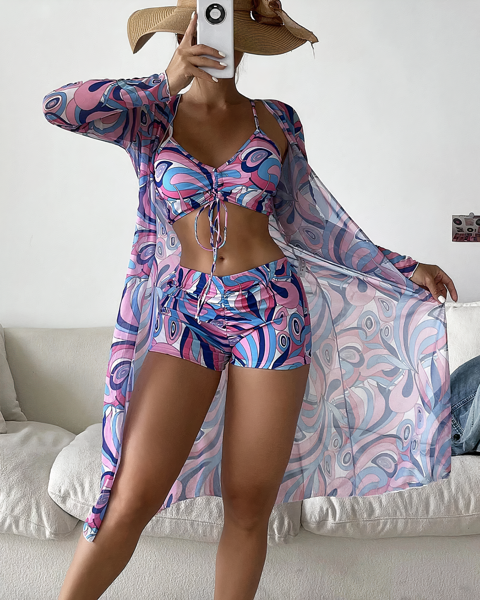 CABO | High-Waist Bikini with Cover-Up