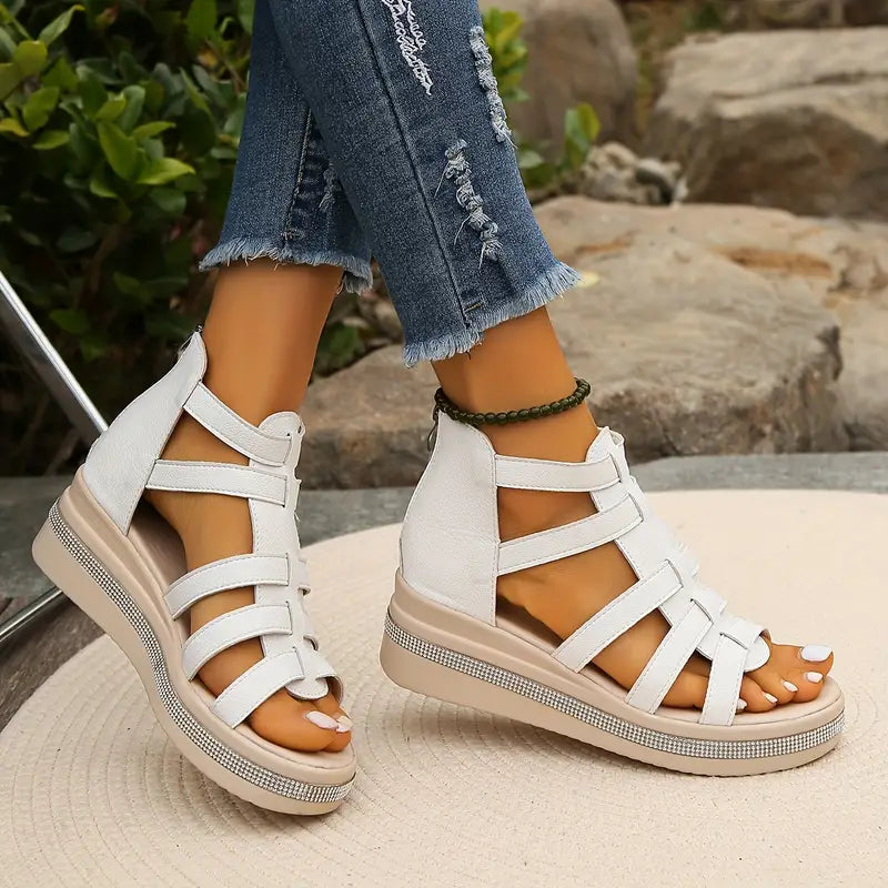 CHOLE | Elegant Wedge Sandals