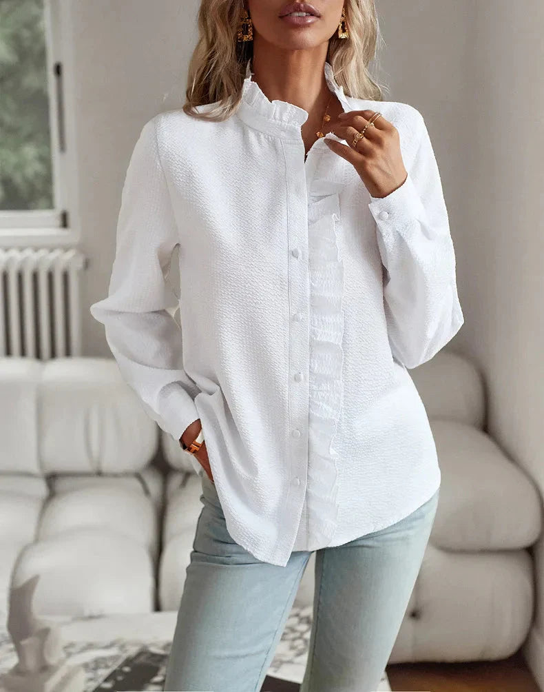 HELEN - Chic Women's Button-Up Blouse