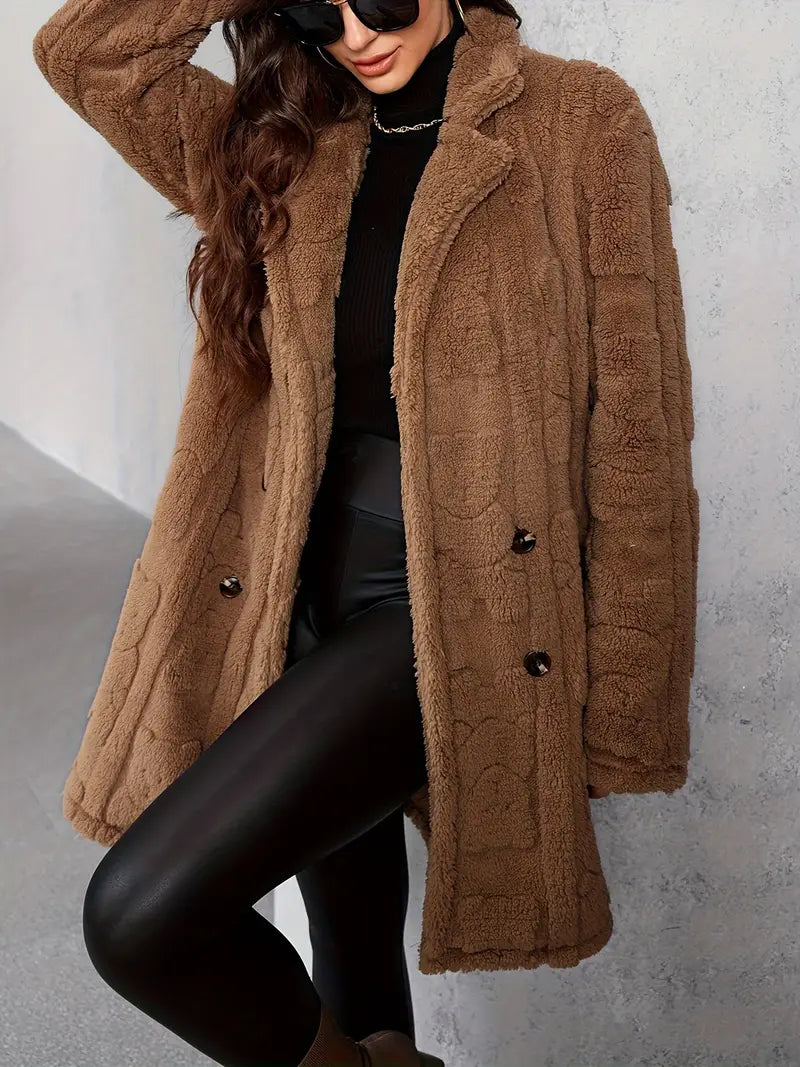 Claire - Textured Winter Coat