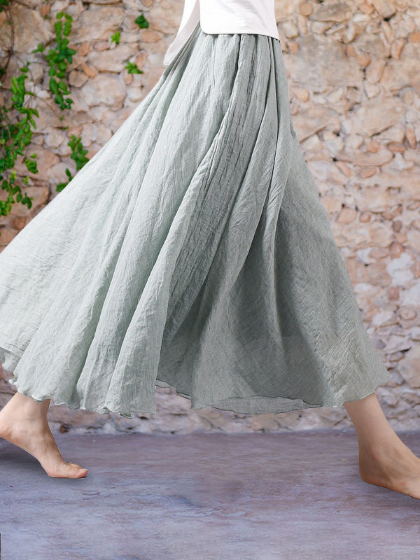 Pearl Shiny Skirt - Effortless Movement