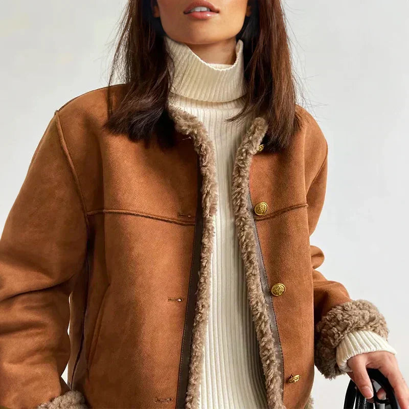 Adeline - Cozy Shearling Jacket