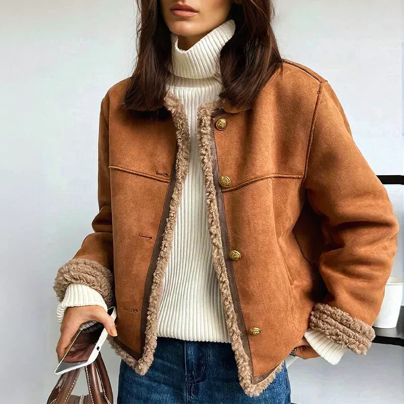 Adeline - Cozy Shearling Jacket