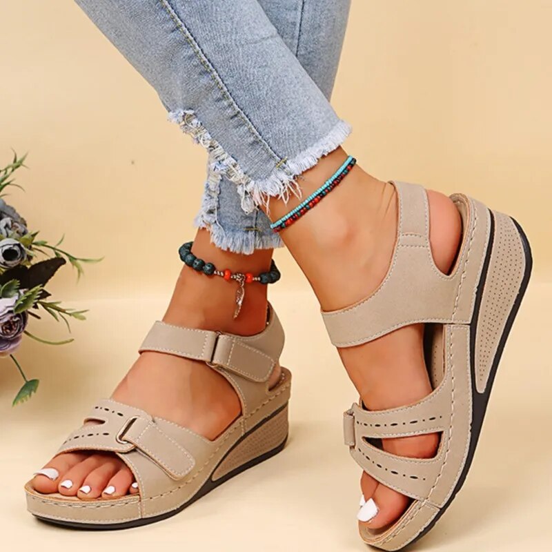 Cora -  Adjustable Strap Sandals