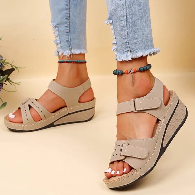 Cora -  Adjustable Strap Sandals