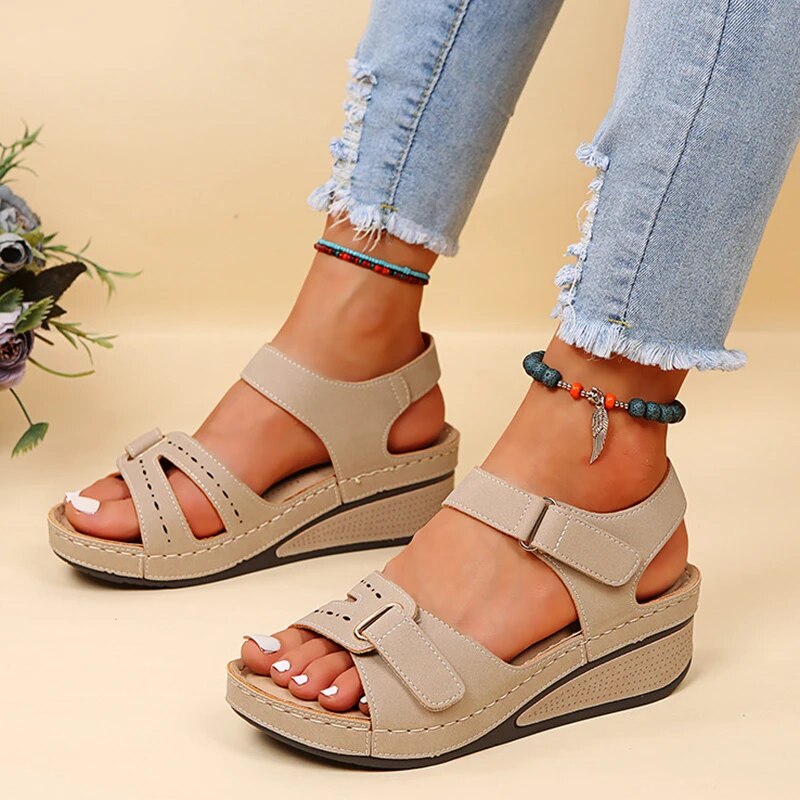 Cora -  Adjustable Strap Sandals