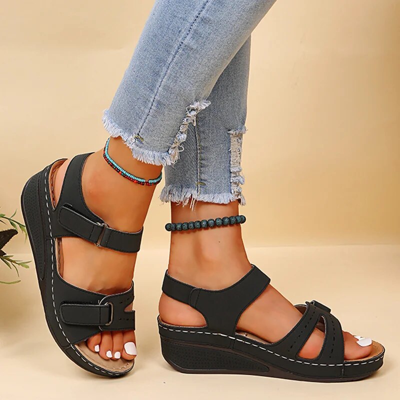 Cora -  Adjustable Strap Sandals