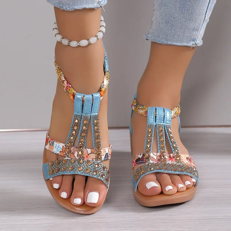 Ellen - Embellished Comfort Sandals