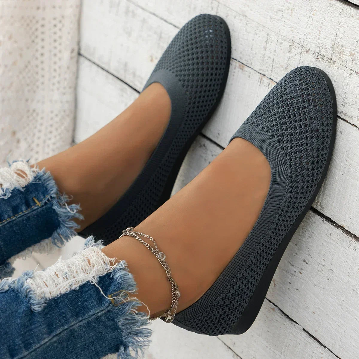 Una - Chic Breathable Flats