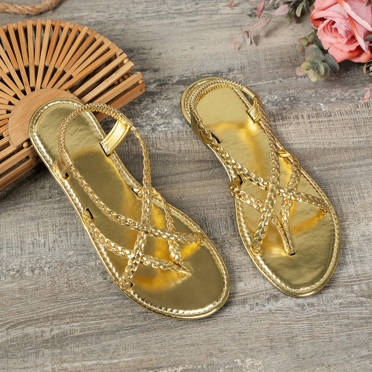 Sofia - Luxe Braided Sandals