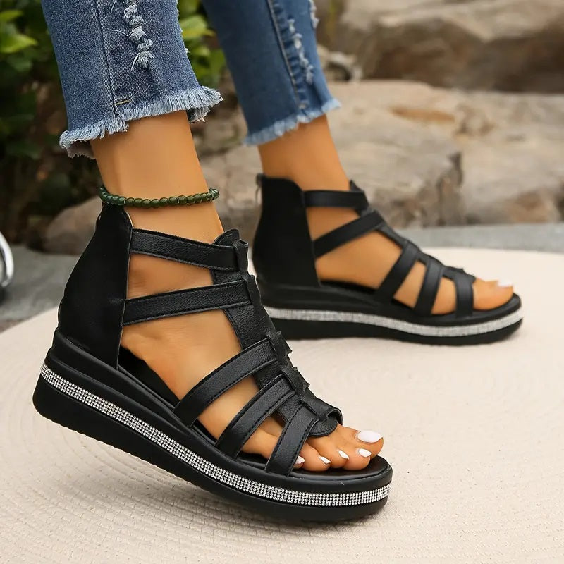 CHOLE | Elegant Wedge Sandals