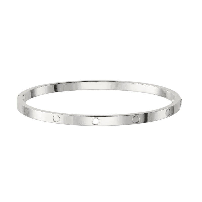 Eternity Bracelet Thin | Silver