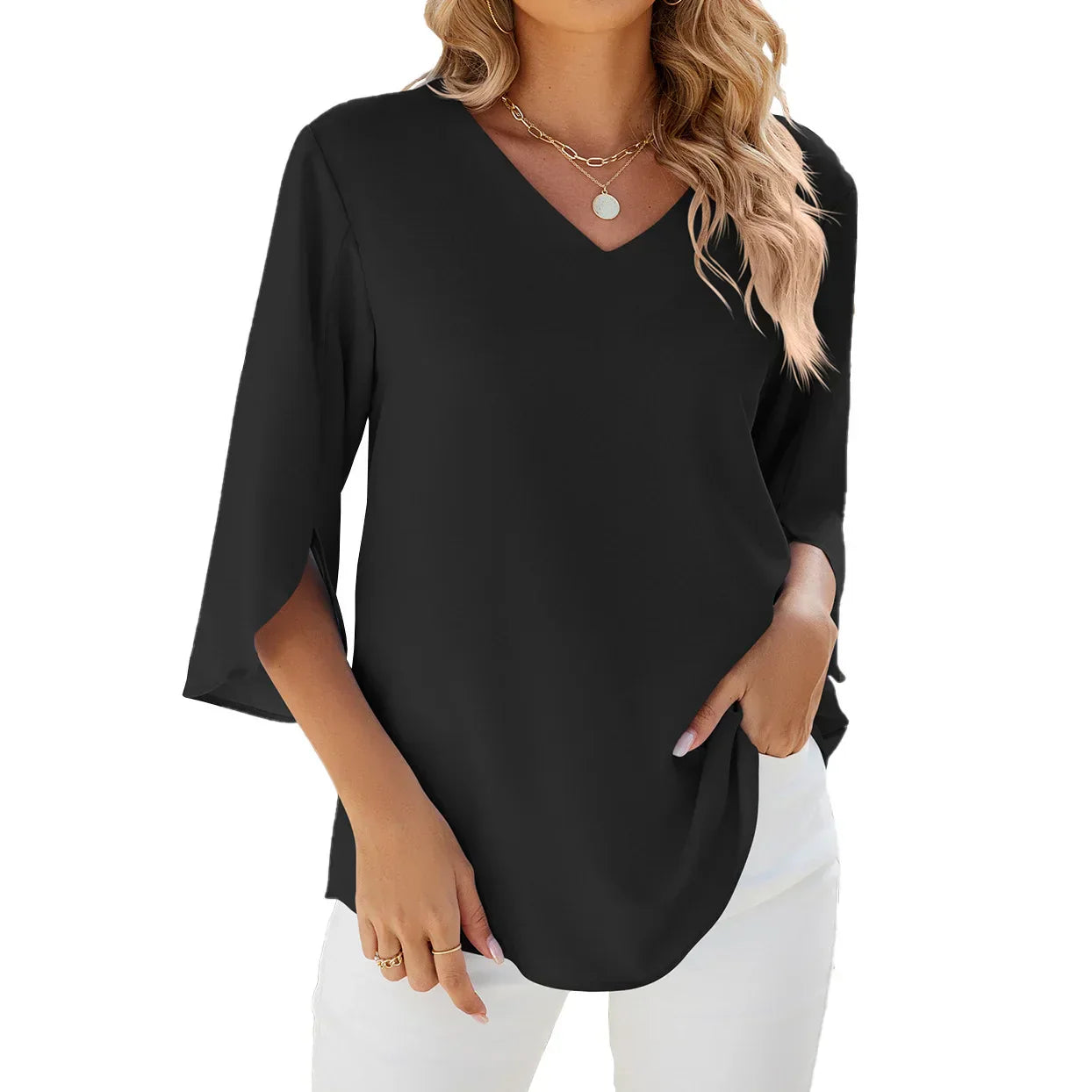 Natalja - V-neck blouse