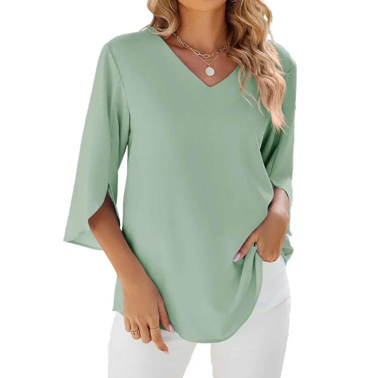 Natalja - V-neck blouse