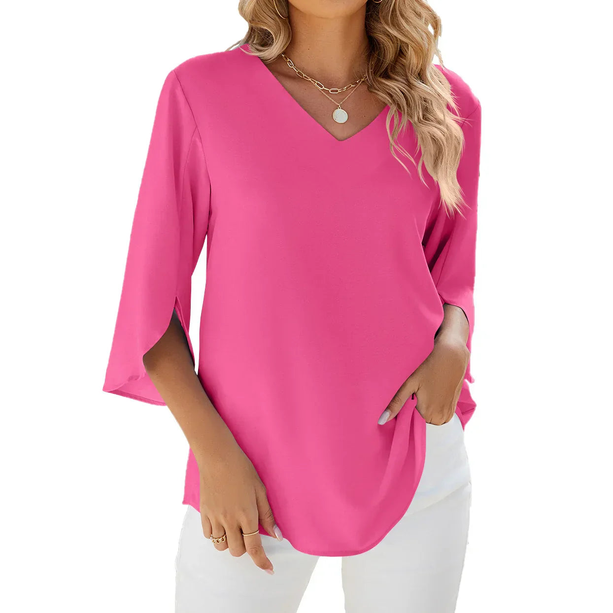 Natalja - V-neck blouse