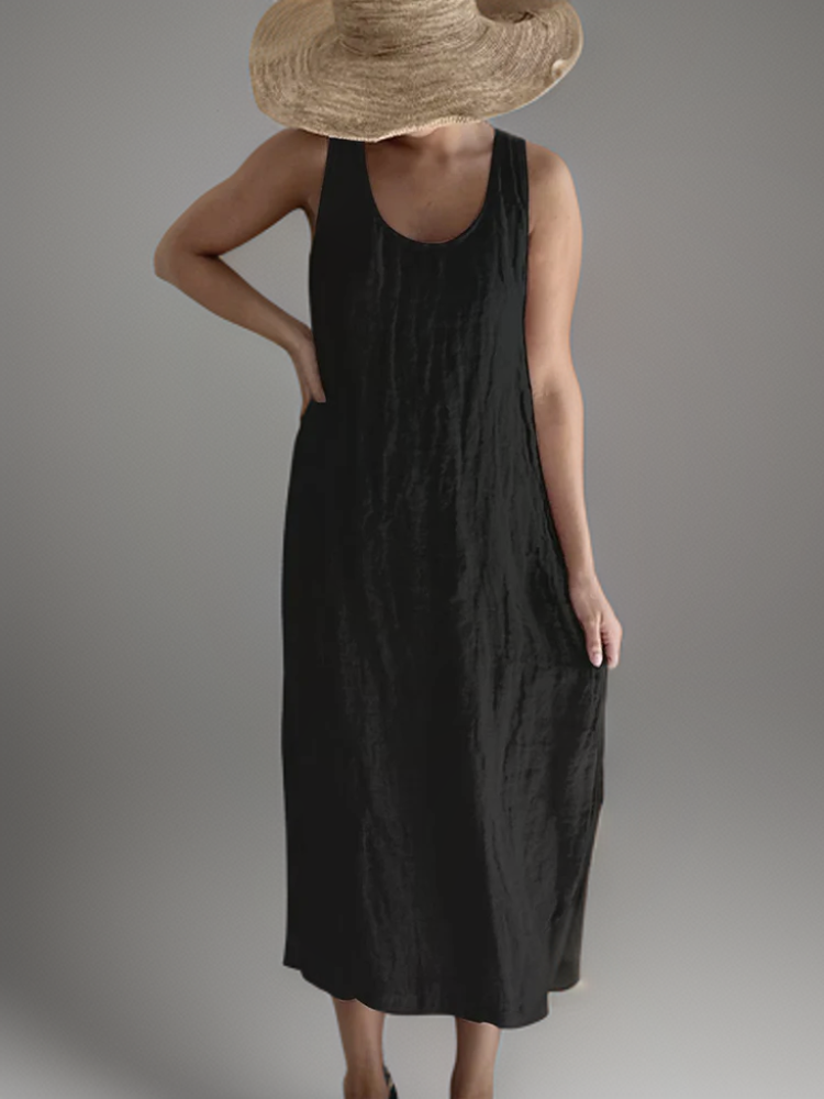 Daniella - Elegant sleeveless maxi dress