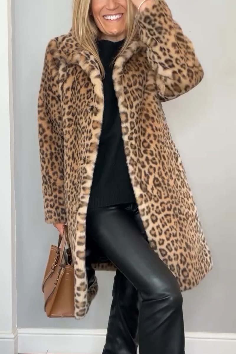 Tully - Leopard Print Coat