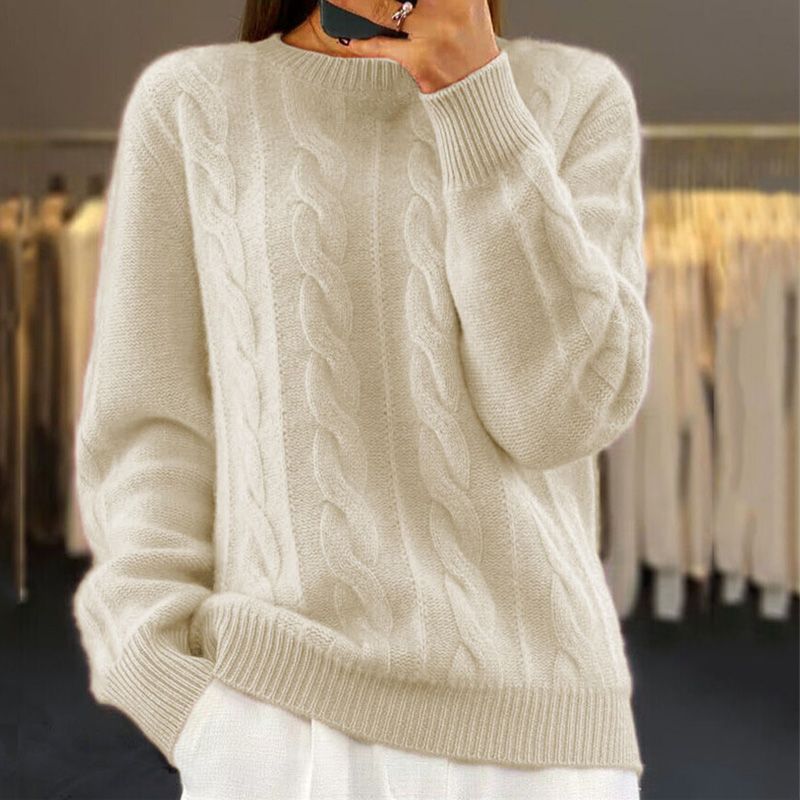 Jenna - Stylish Knit Sweater