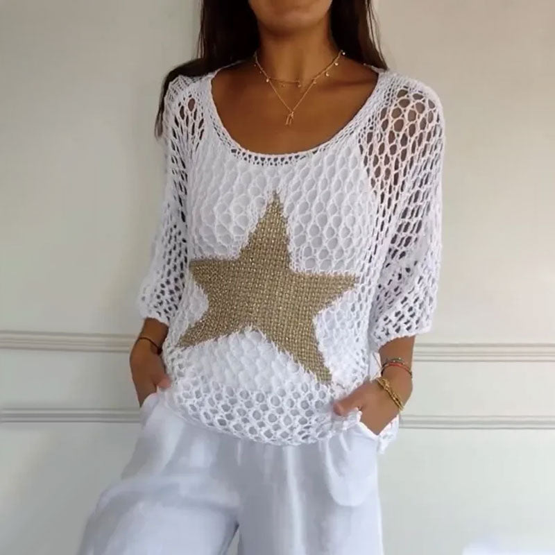 Willow - Starry Knit Top