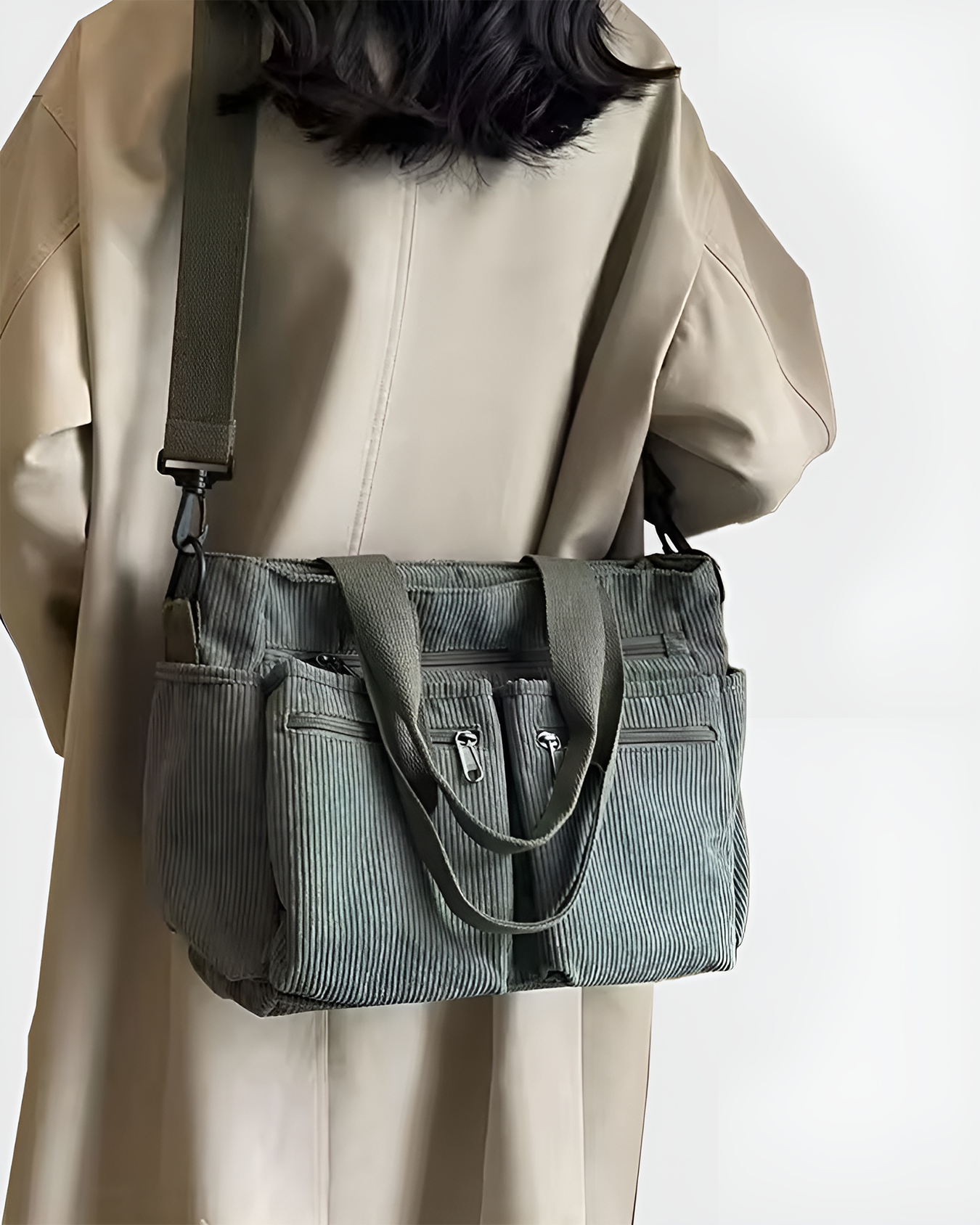 Modern Cord Carryall