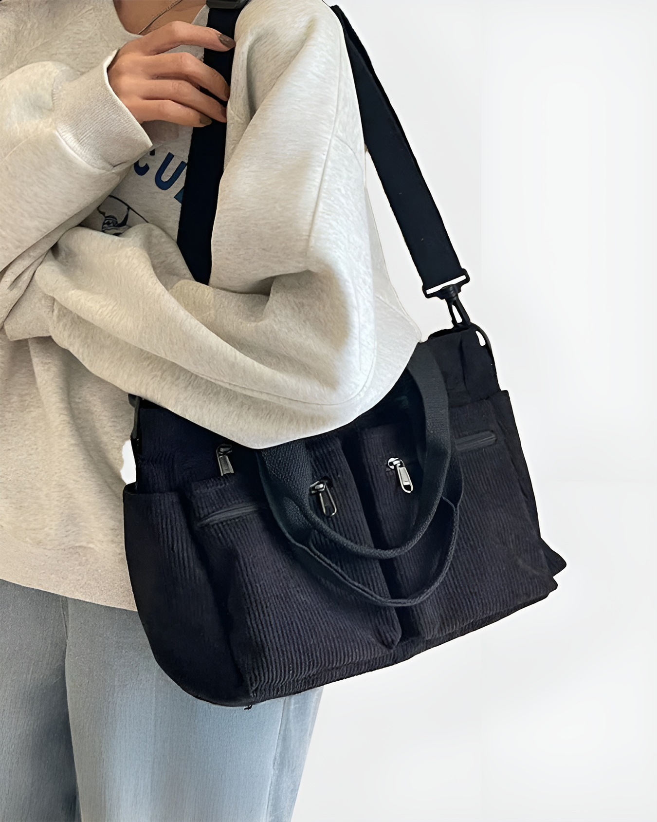 Modern Cord Carryall