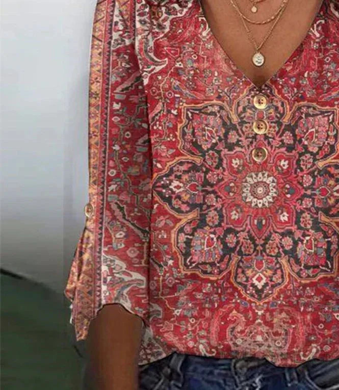 Ava - Vintage Boho Blouse